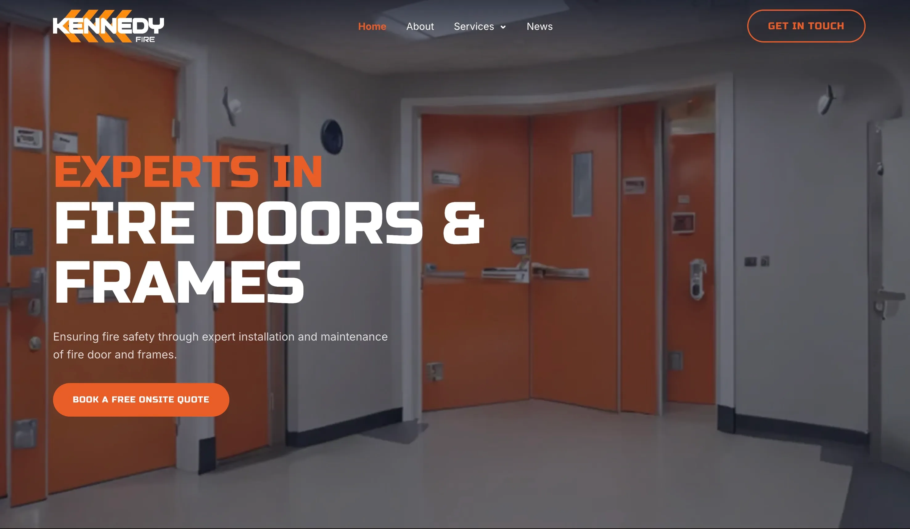 Kennedy Fire website
