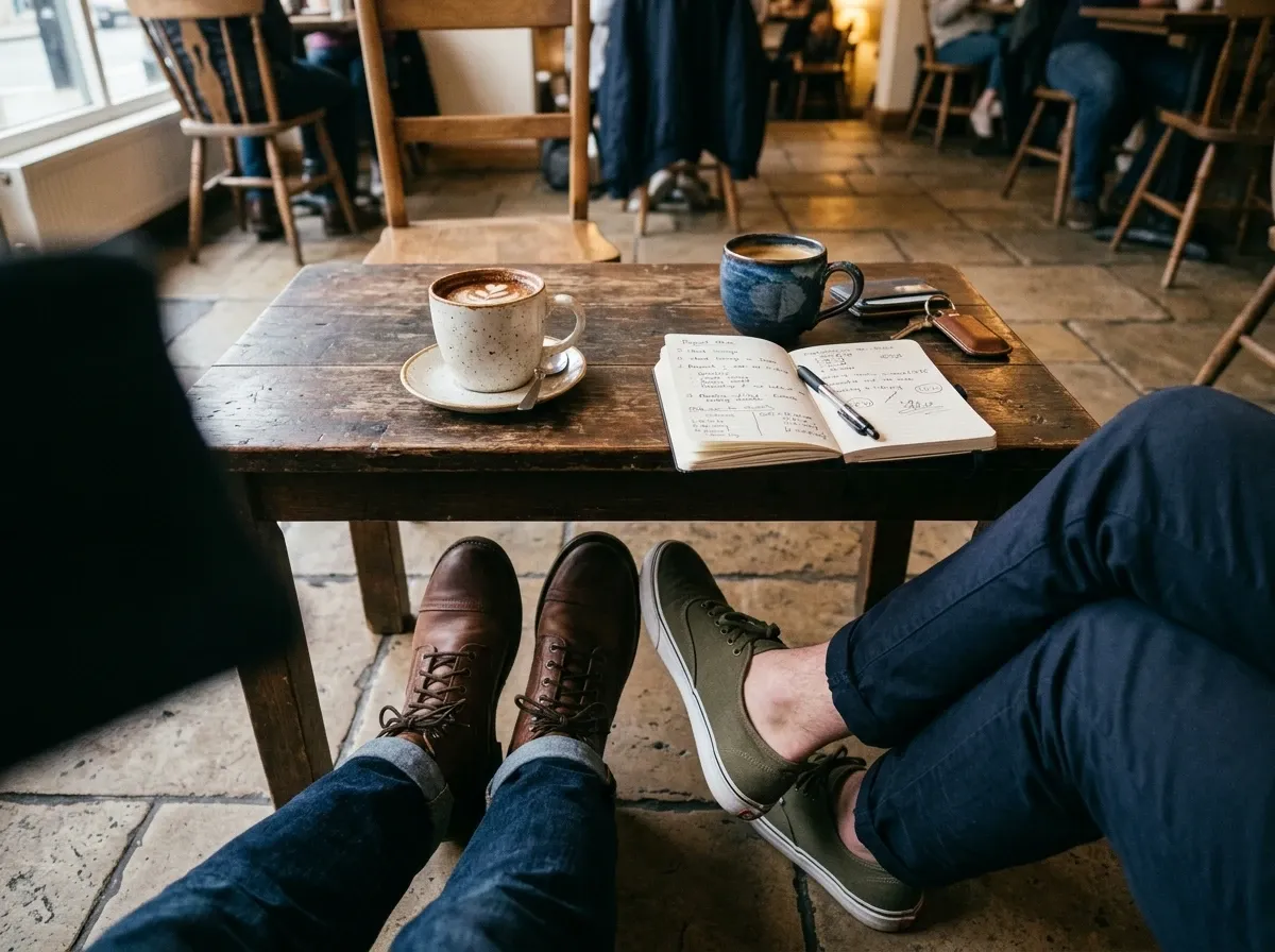 Content planning document with keyword research and topic mapping