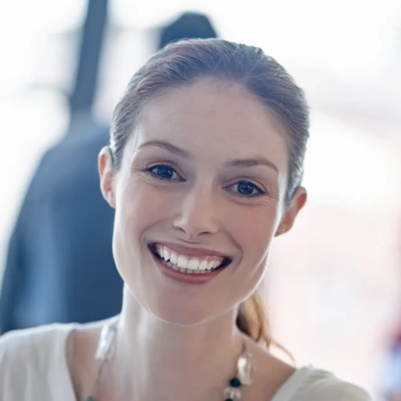 Parent and child discussing social media use